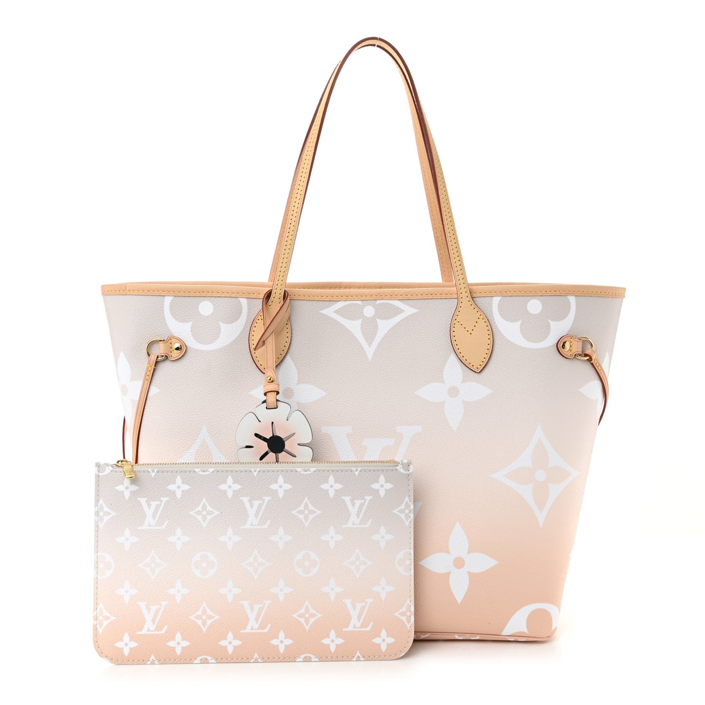 Monogram Giant By The Pool Neverfull MM Brume