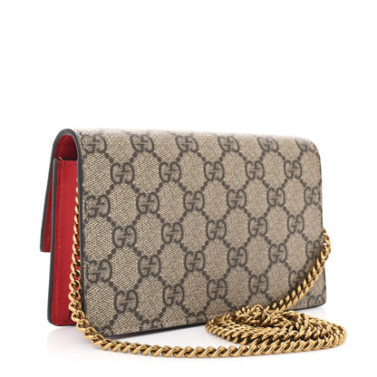 Gucci GG Supreme Monogram Mini Cherry Chain Bag 3 of 10