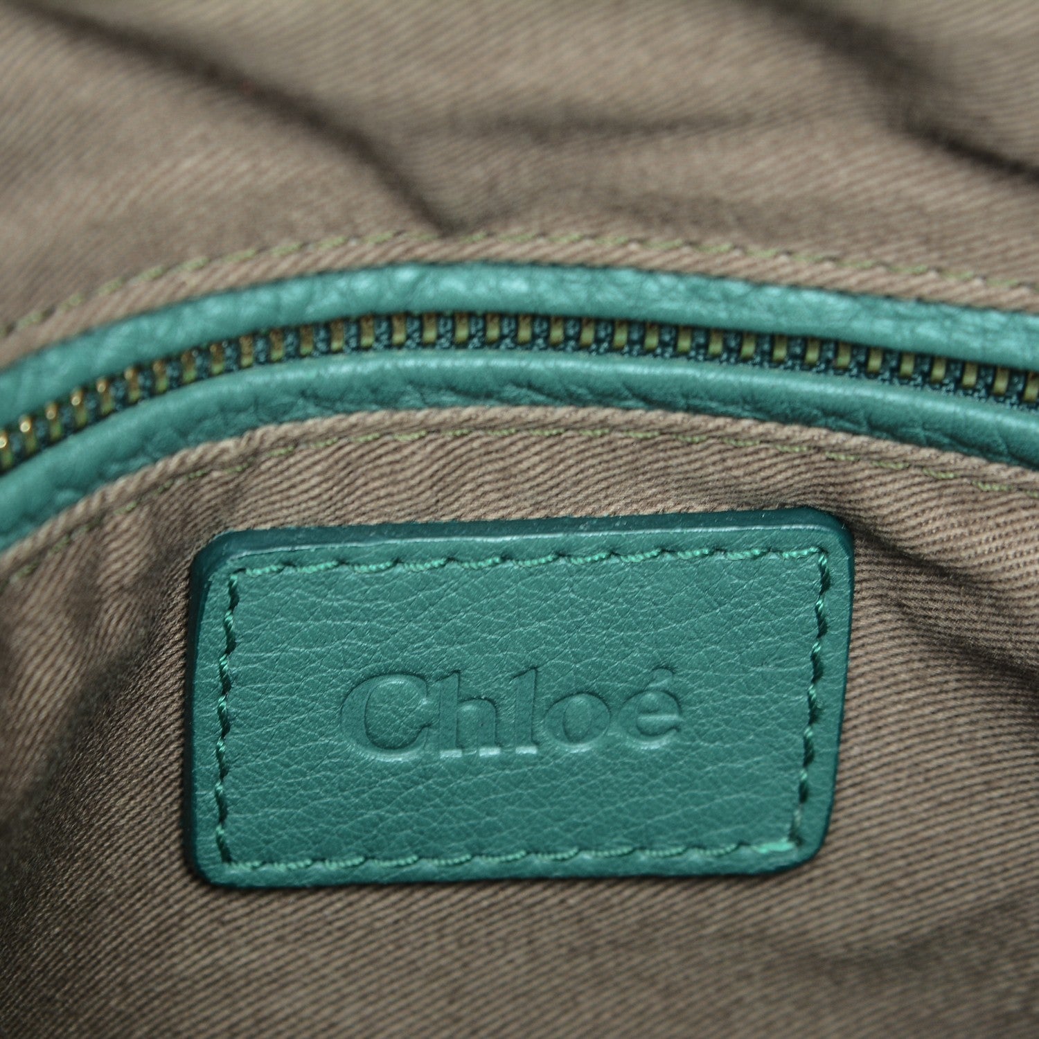 Chloe Calfskin Medium Marcie Satchel Emerald 7 of 8