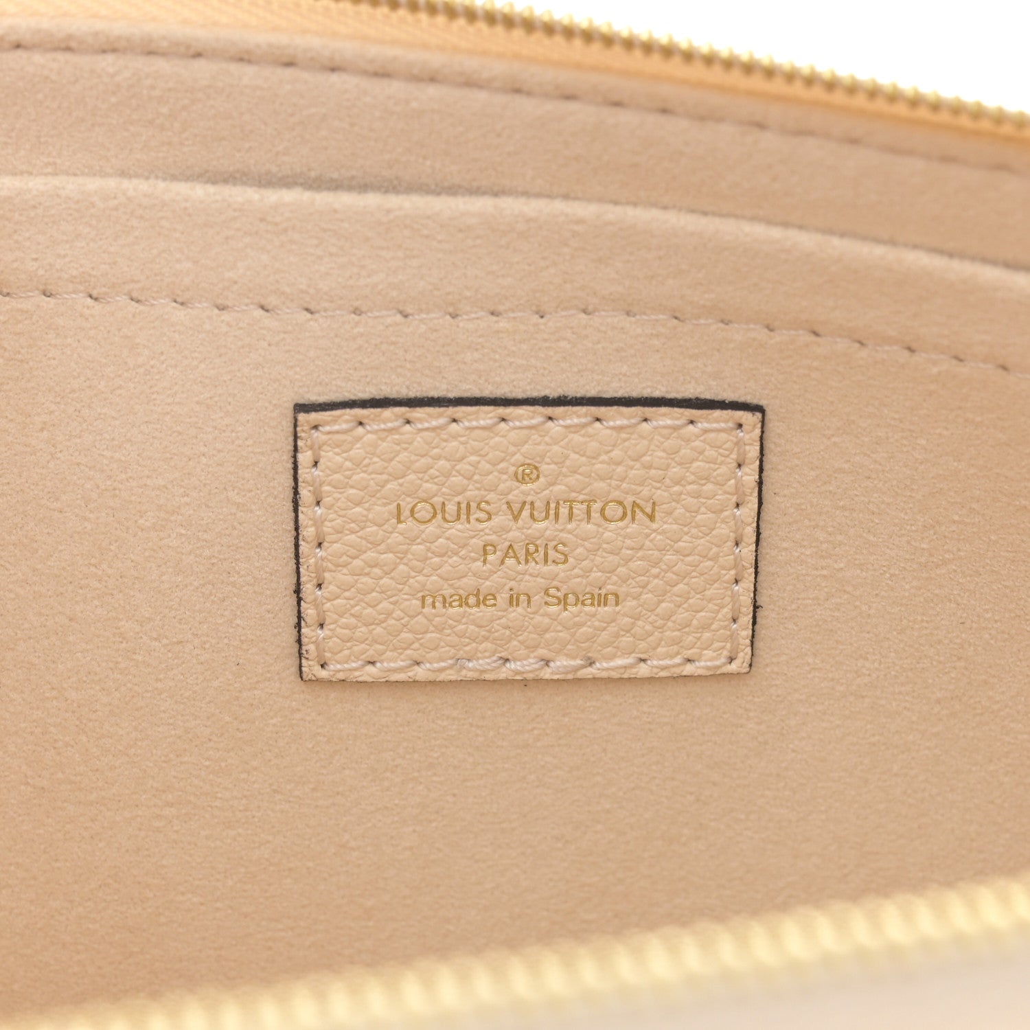 Louis Vuitton Empreinte Monogram Giant Multi Pochette Accessories Cream 7 of 10