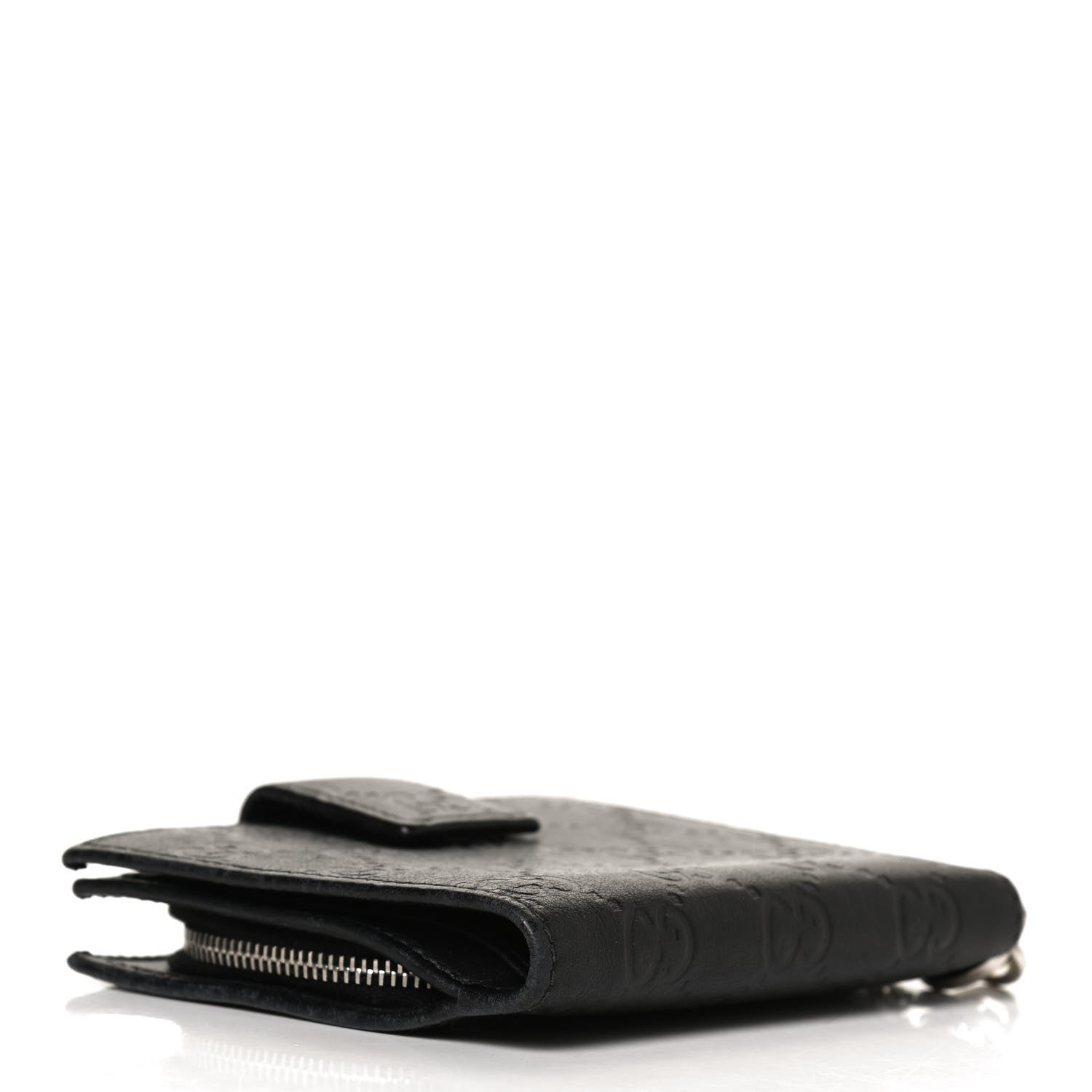 Gucci Guccissima Twins French Wallet Black 4 of 11