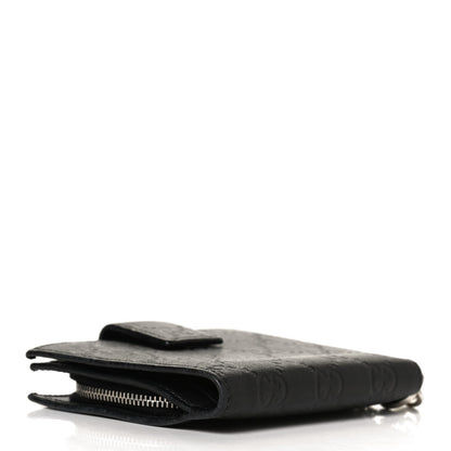 Gucci Guccissima Twins French Wallet Black 4 of 11