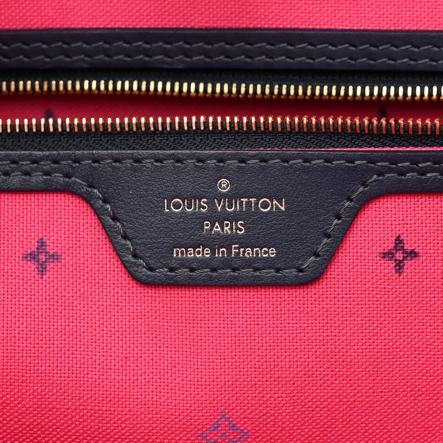 Louis Vuitton Monogram Giant Spring In The City Neverfull MM Midnight Fuchsia 9 of 13