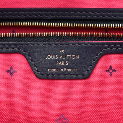 Louis Vuitton Monogram Giant Spring In The City Neverfull MM Midnight Fuchsia 9 of 13