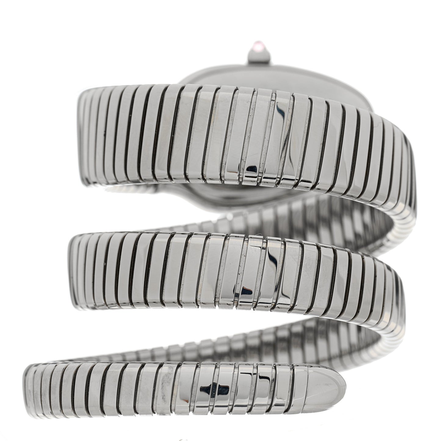 Stainless Steel 35mm Serpenti Tubogas Double Spiral Quartz Watch