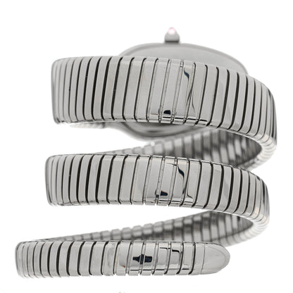 Bulgari Stainless Steel 35mm Serpenti Tubogas Double Spiral Quartz Watch 3 of 4