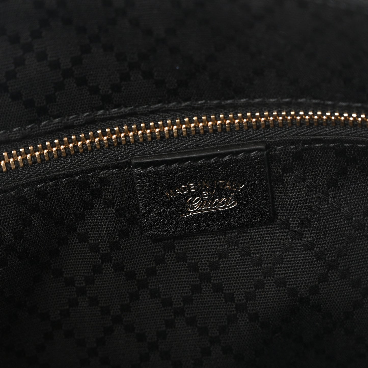 Calfskin Web Large Borsetto Boston Black