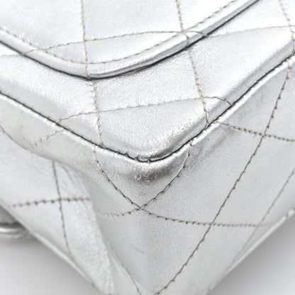 Chanel Metallic Lambskin Quilted Mini Kelly Silver 13 of 17