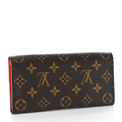 Louis Vuitton Monogram Emilie Wallet Piment 3 of 17