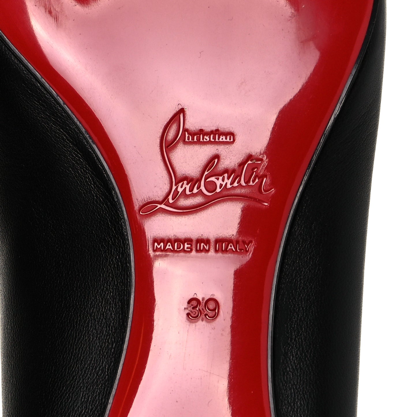 Shiny Nappa Ballalla Flats 39 Black