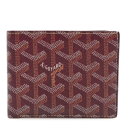 Goyard Goyardine Bi-Fold Victoire PM Wallet Bordeaux 1 of 6