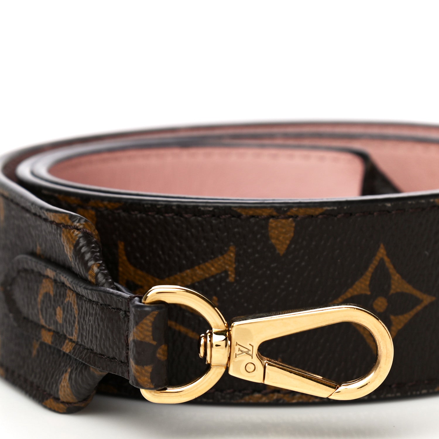 Louis Vuitton Monogram Bandouliere Shoulder Strap Rose Poudre 3 of 6