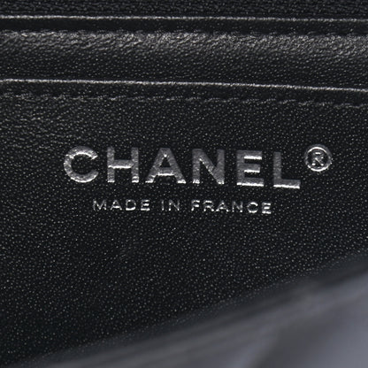 Chanel Lambskin Quilted Mini Rectangular Flap So Black 6 of 9