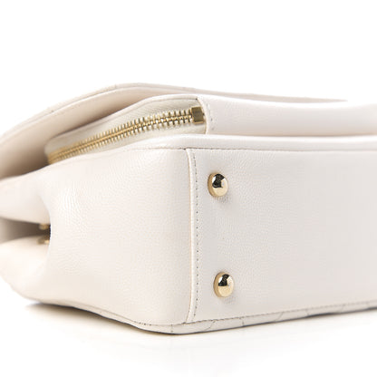 Chanel Caviar Quilted Mini Business Affinity Flap White 7 of 10