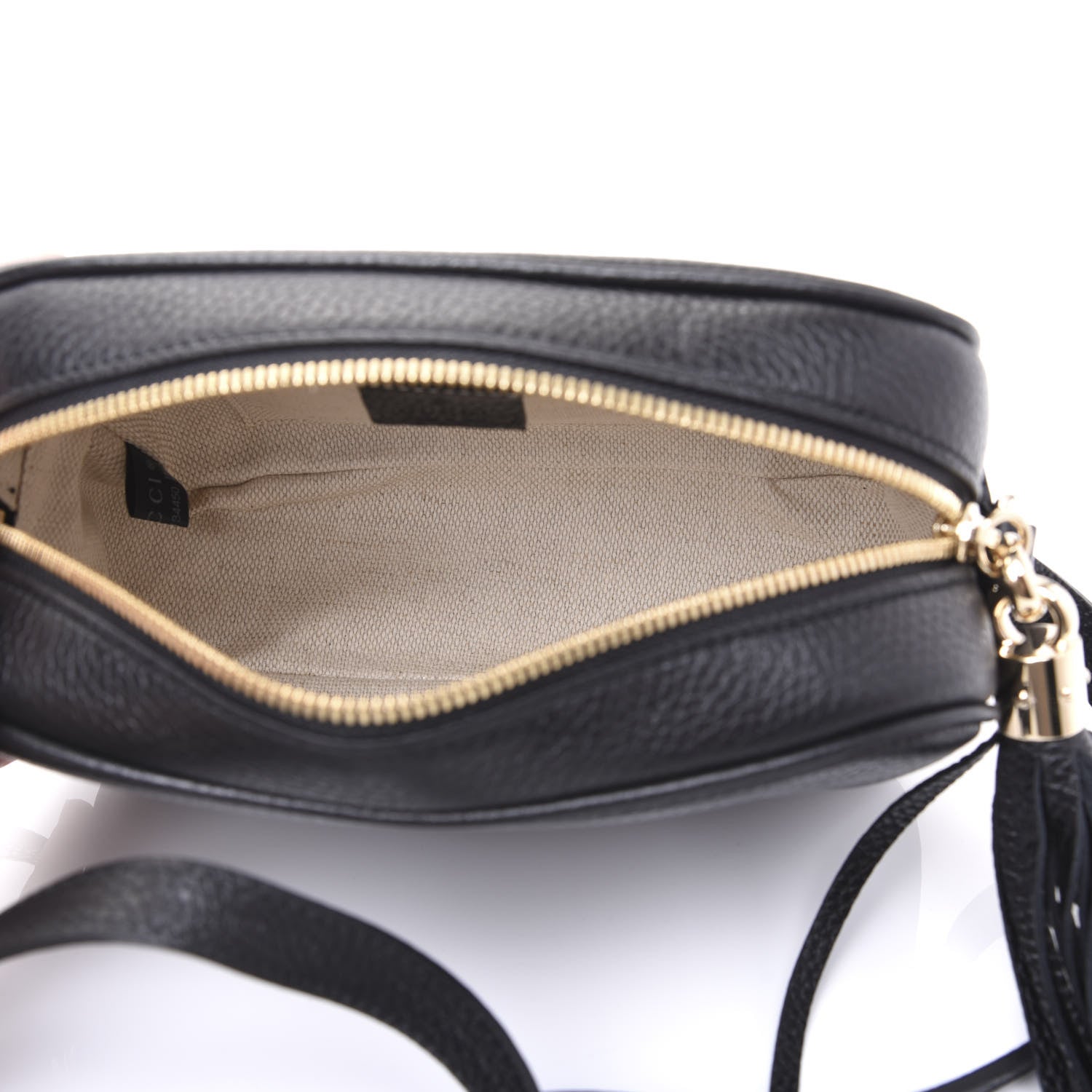 Gucci Pebbled Calfskin Small Soho Disco Bag Black 4 of 10