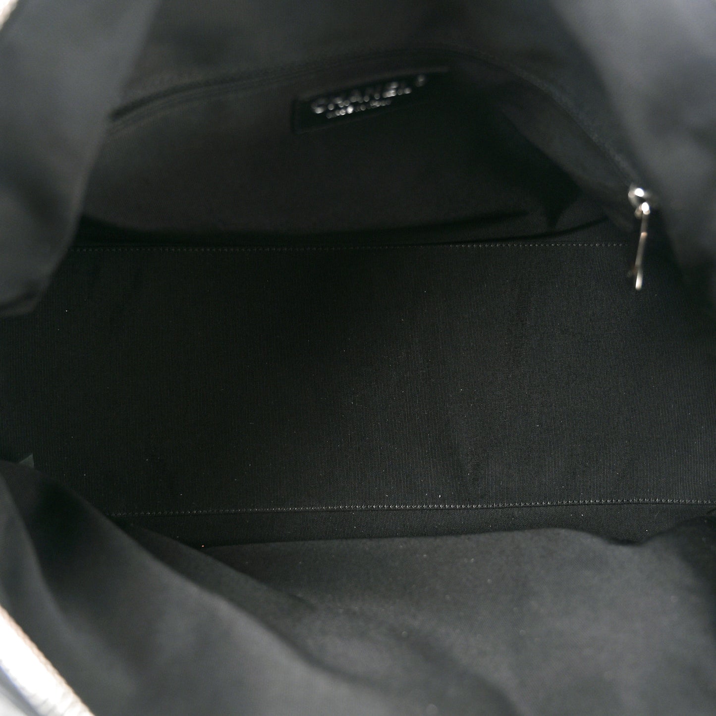 Calfskin CC Chevron All Day Long Boston Black