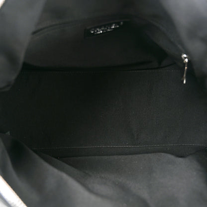 Chanel Calfskin CC Chevron All Day Long Boston Black 5 of 11
