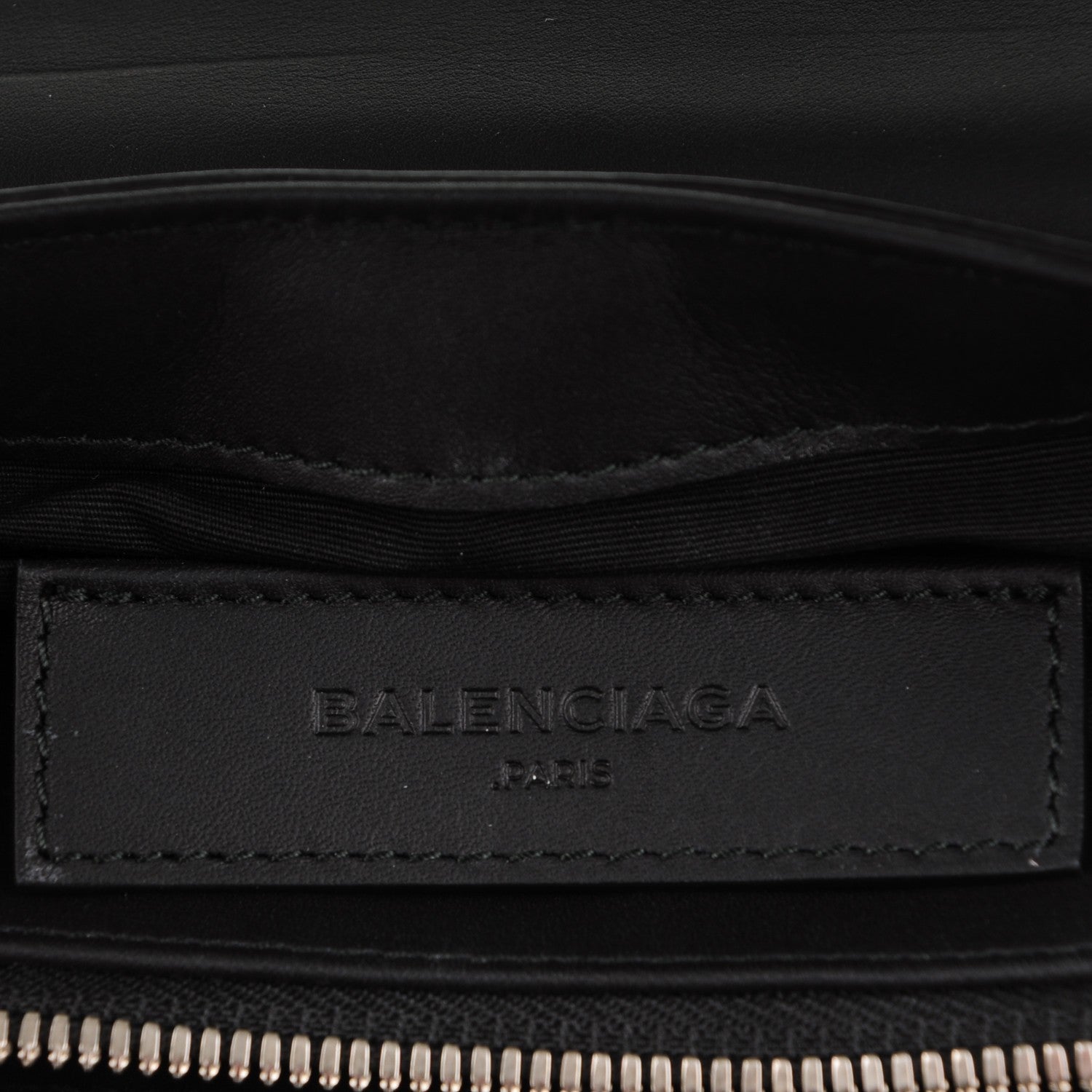 Balenciaga Raffia Calfskin Le Dix Mini Soft Cartable Crossbody Bag Black 6 of 7