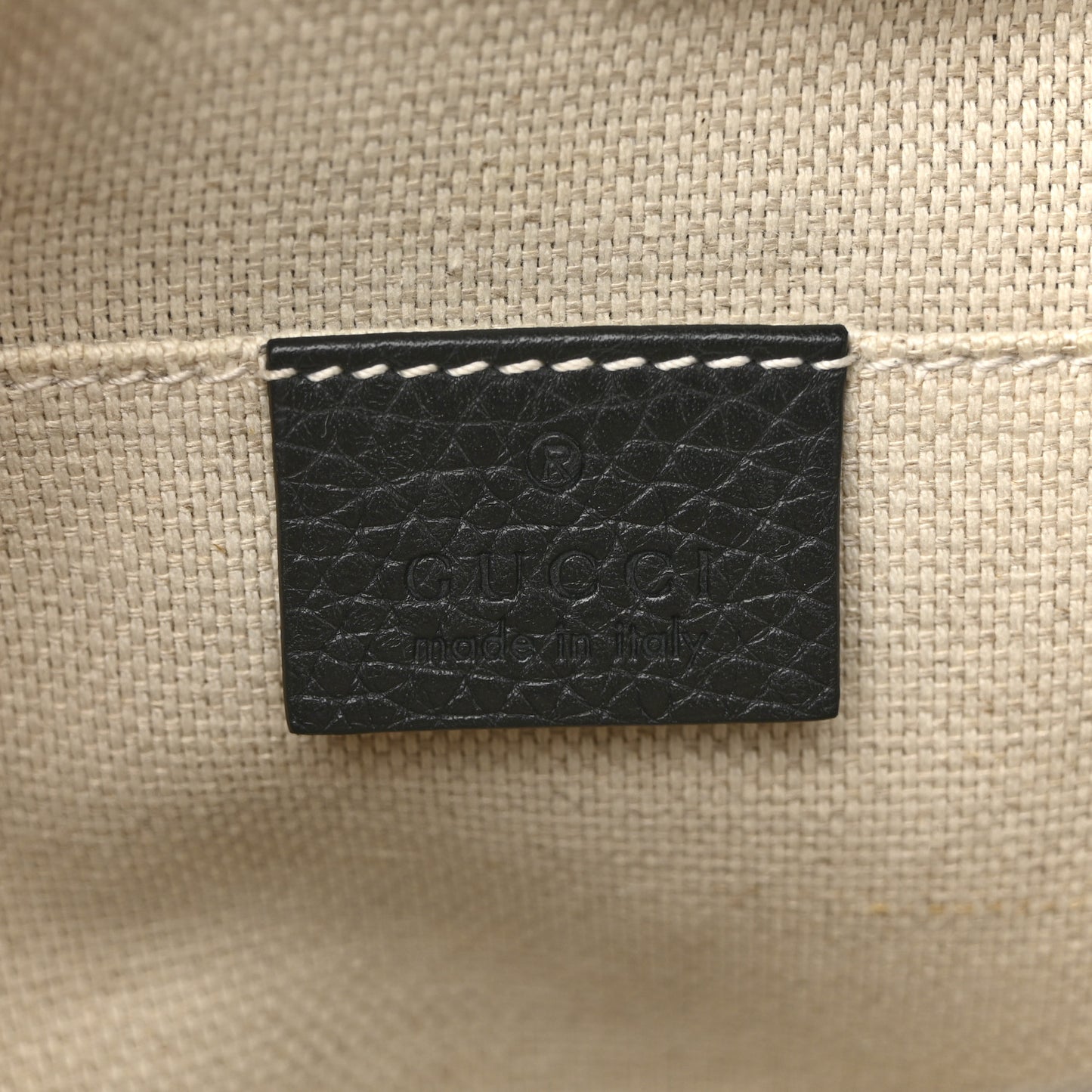 Pebbled Calfskin Small Soho Disco Bag Black