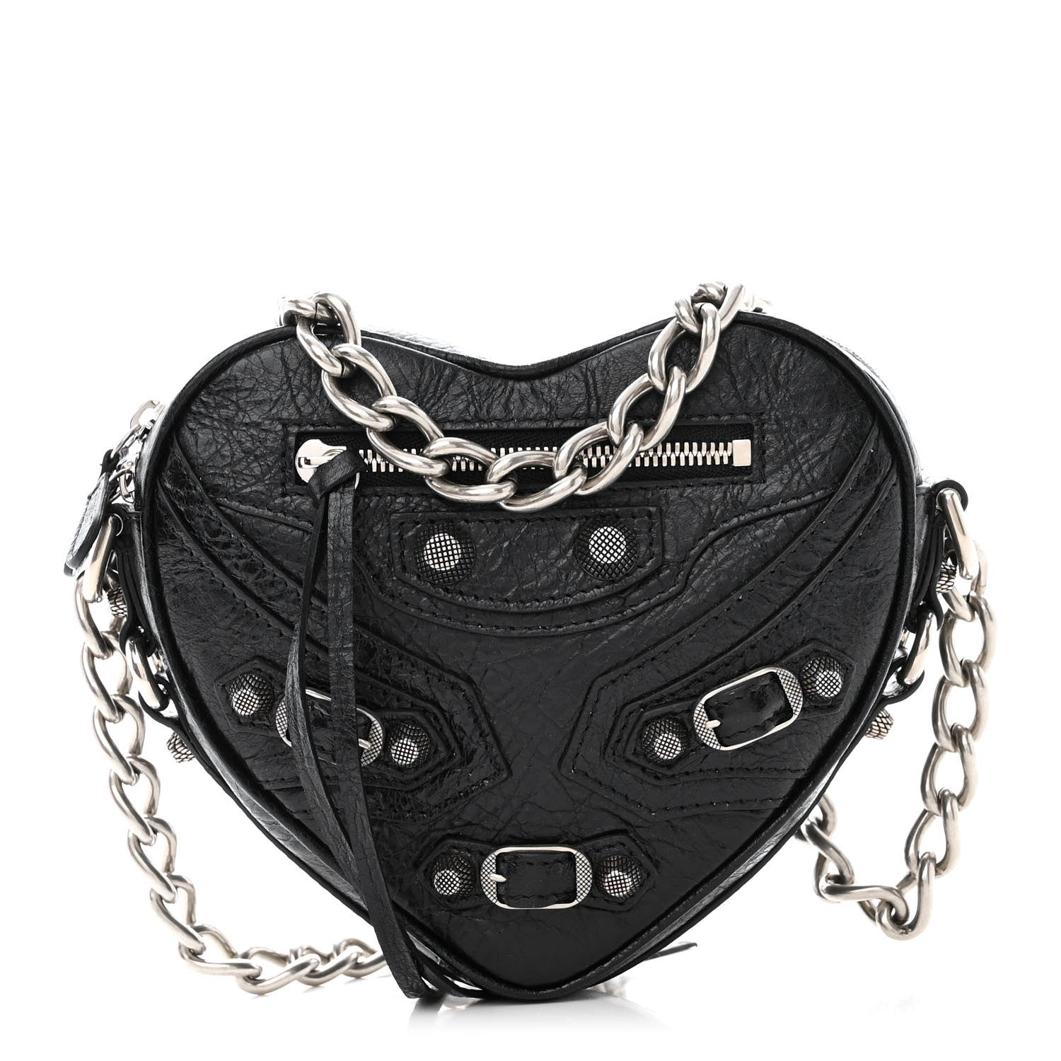 Balenciaga Agneau Arena Mini Le Cagole Heart Bag Black 1 of 11
