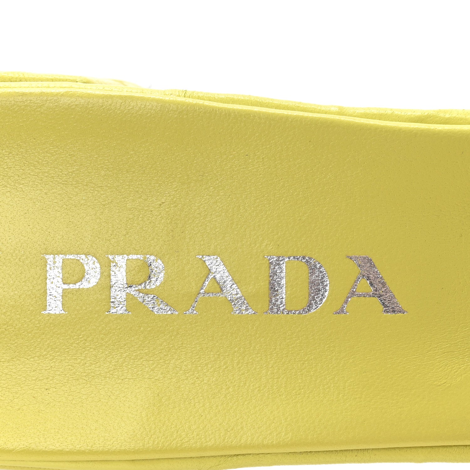 Prada Nappa Antique Triangle Logo Mules 37.5 Cedro 8 of 10