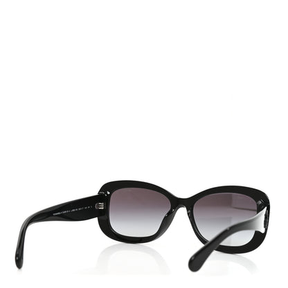 Chanel Acetate Polarized CC Sunglasses 5468-B-A Black 4 of 7