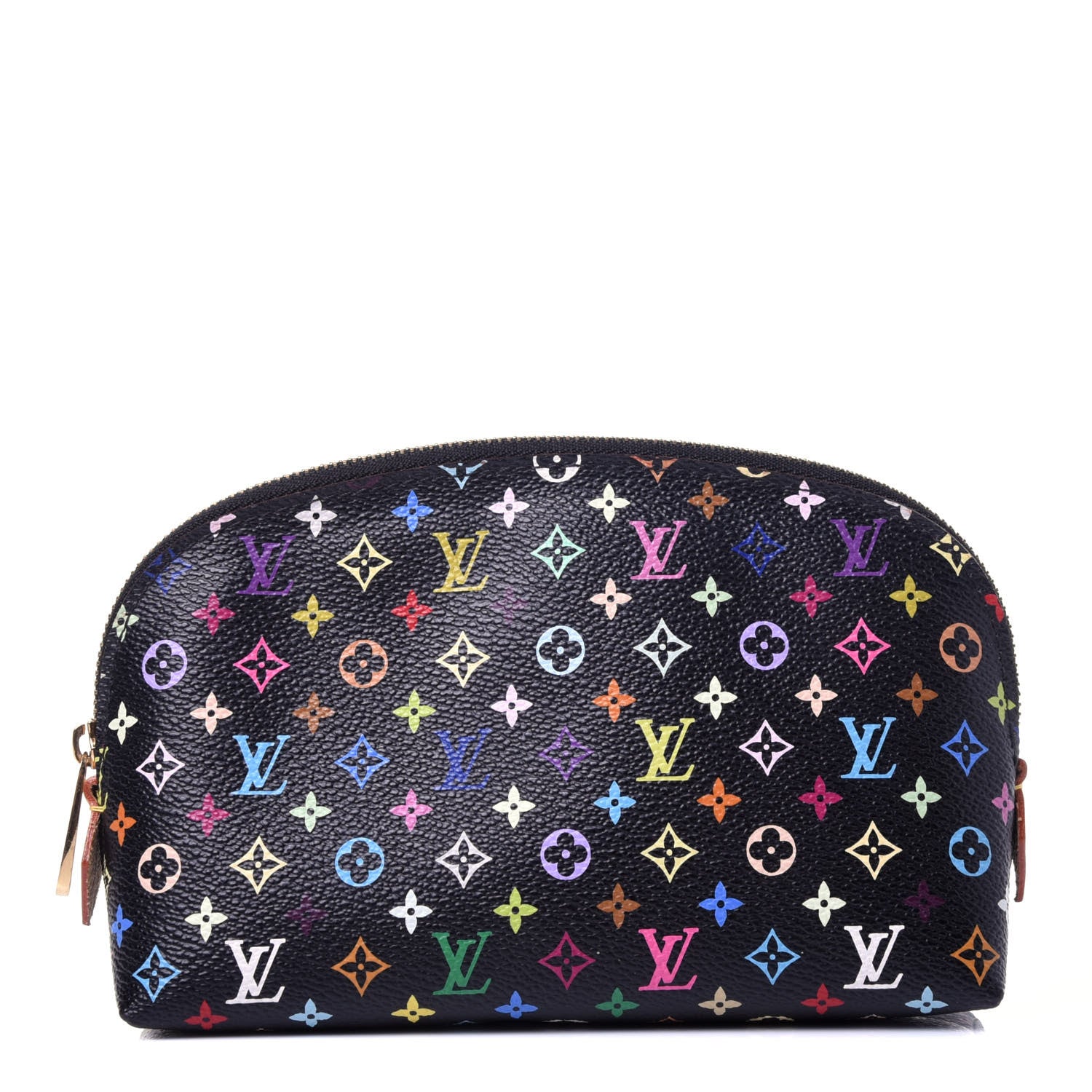 Louis Vuitton Monogram Multicolor Cosmetic Pouch Black Grenade 1 of 9