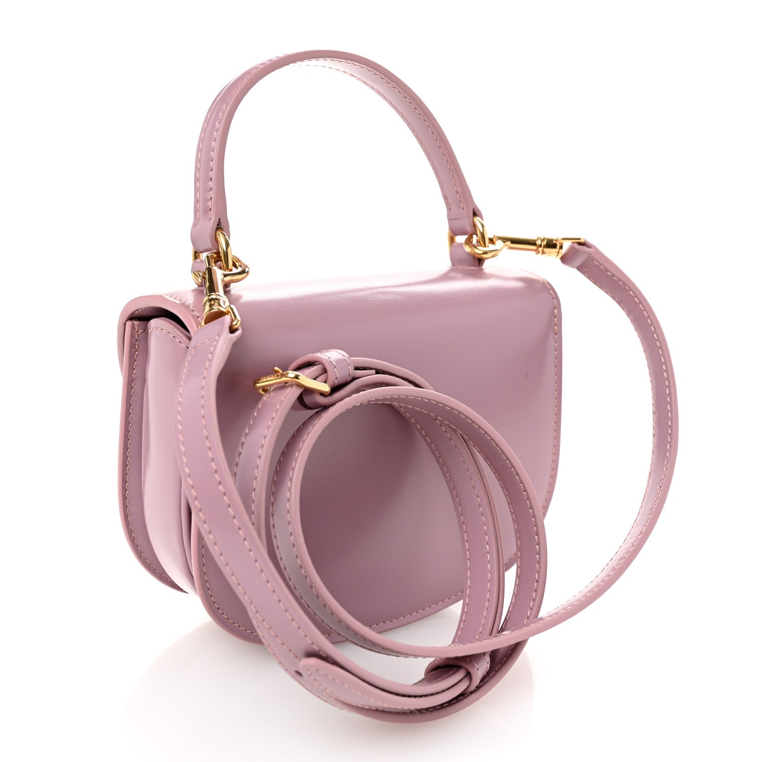 Celine Shiny Calfskin Triomphe Mini Besace Clea Petal 3 of 11