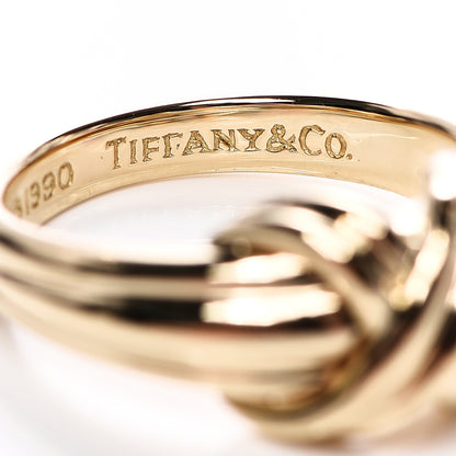 Tiffany 18K Yellow Gold Signature X Ring 54 7 3 of 4