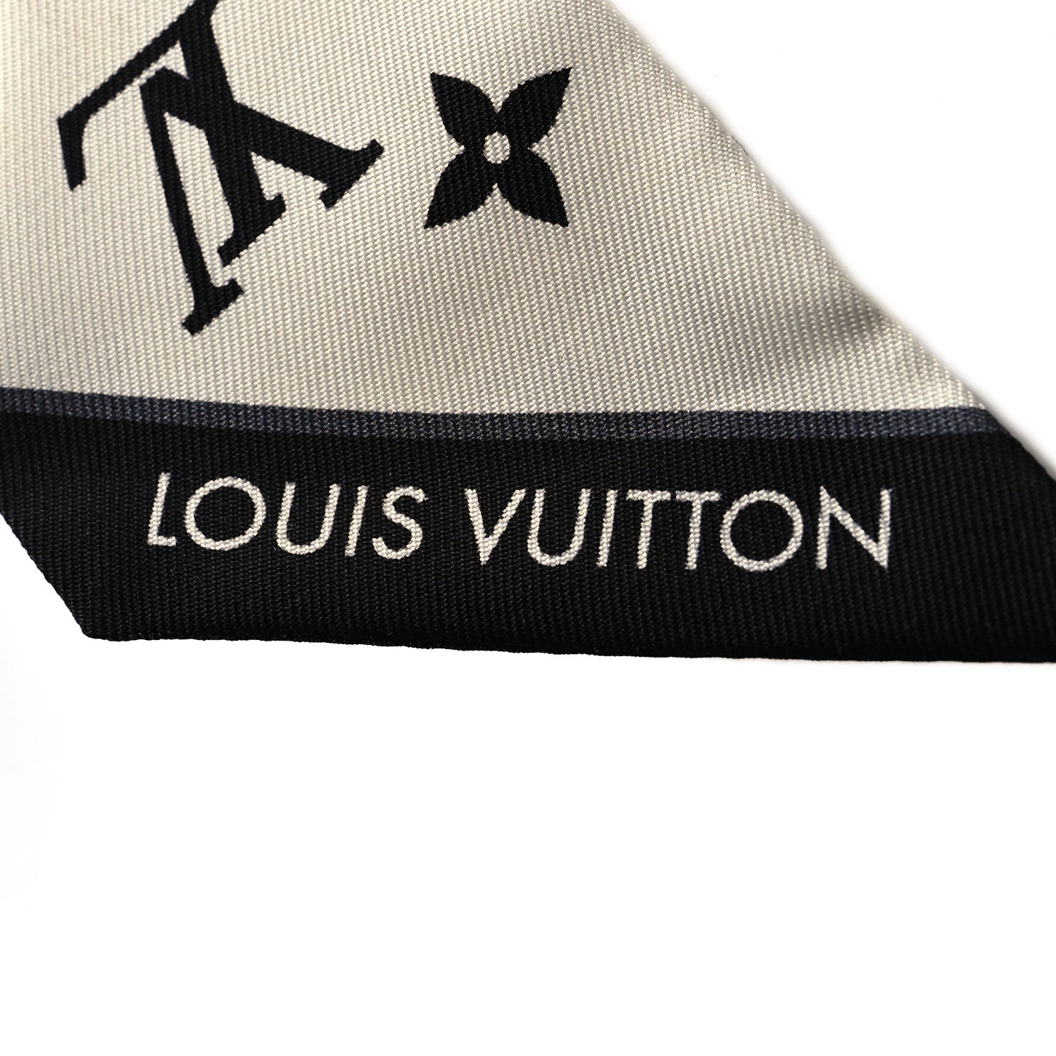 Louis Vuitton Silk Monogram Lets Go BB Bandeau Black 3 of 4