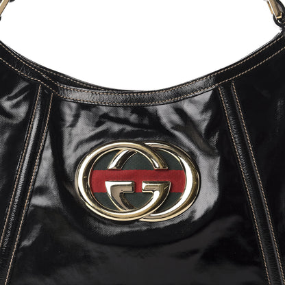 Gucci Dialux Medium Britt Shoulder Bag Black 10 of 10