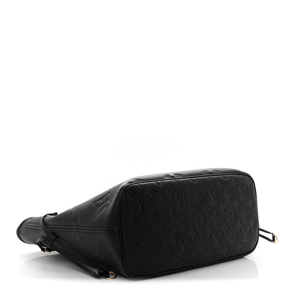 Louis Vuitton Empreinte Monogram Giant Neverfull MM Black 5 of 10