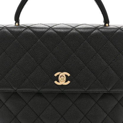 Chanel Caviar Quilted Jumbo Kelly Flap Black 9 of 11