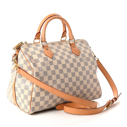 Louis Vuitton Damier Azur Speedy Bandouliere 30 3 of 10