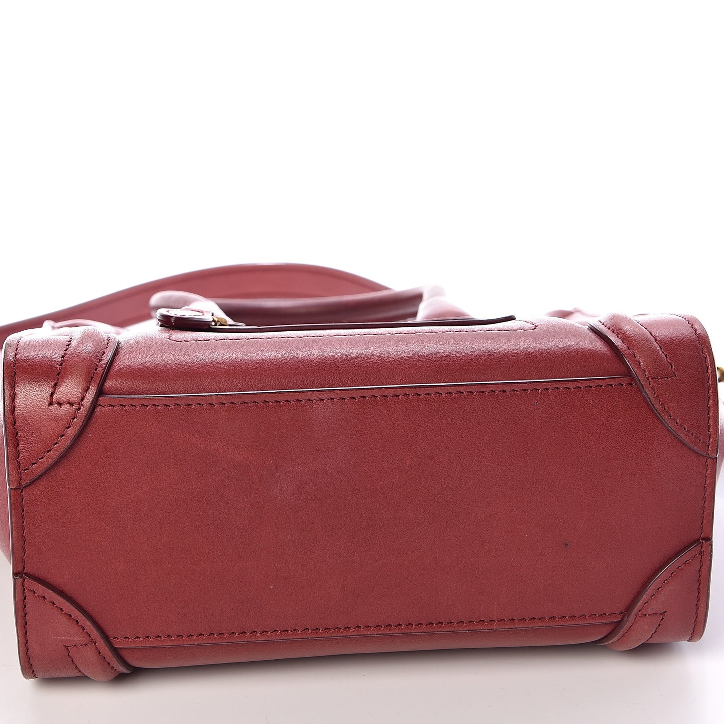 Smooth Calfskin Nano Luggage Red