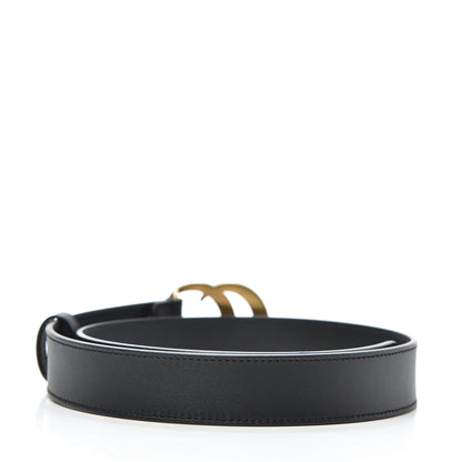 Gucci Calfskin Double G 30mm Belt 75 30 Black 2 of 6
