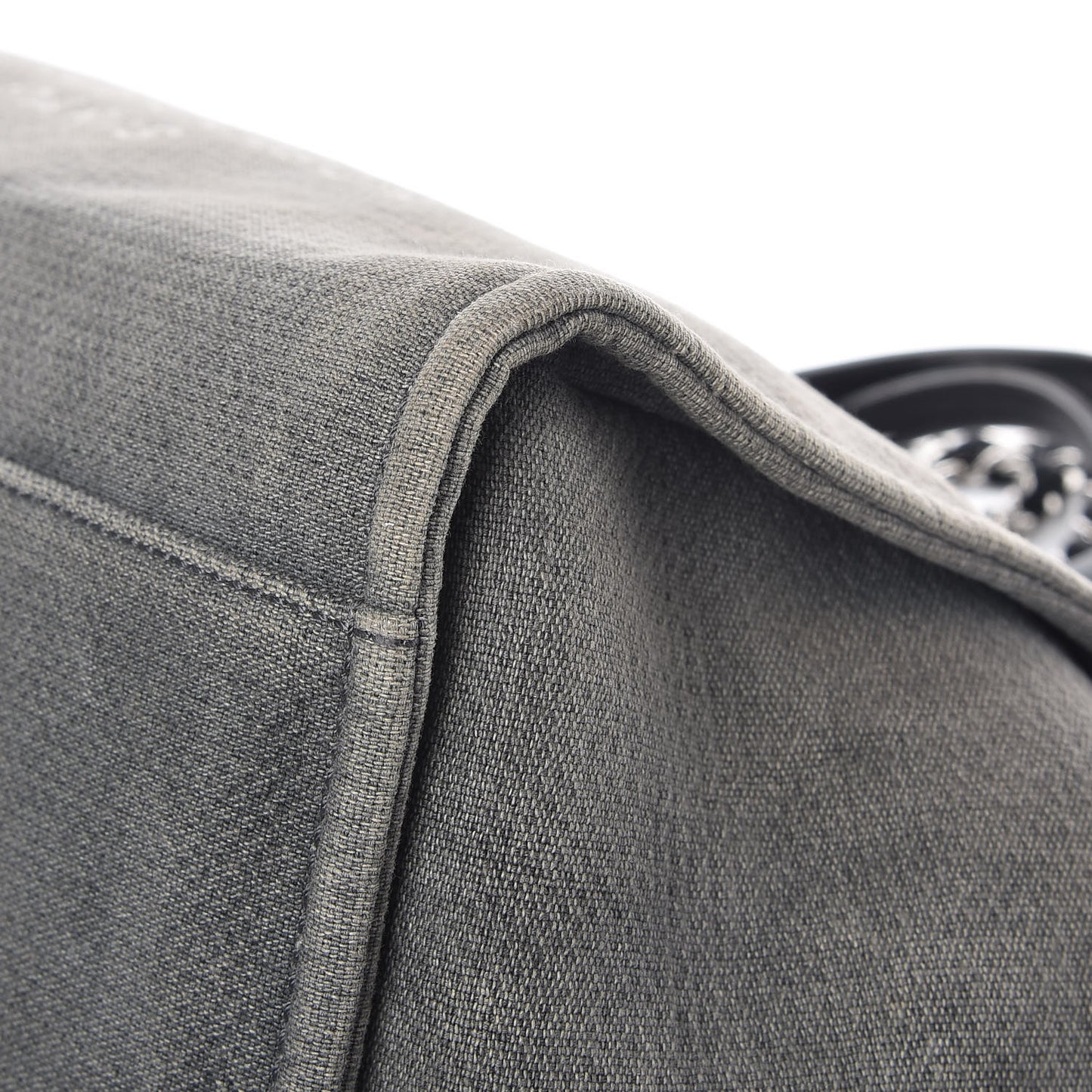 Canvas Deauville Large Tote Grey