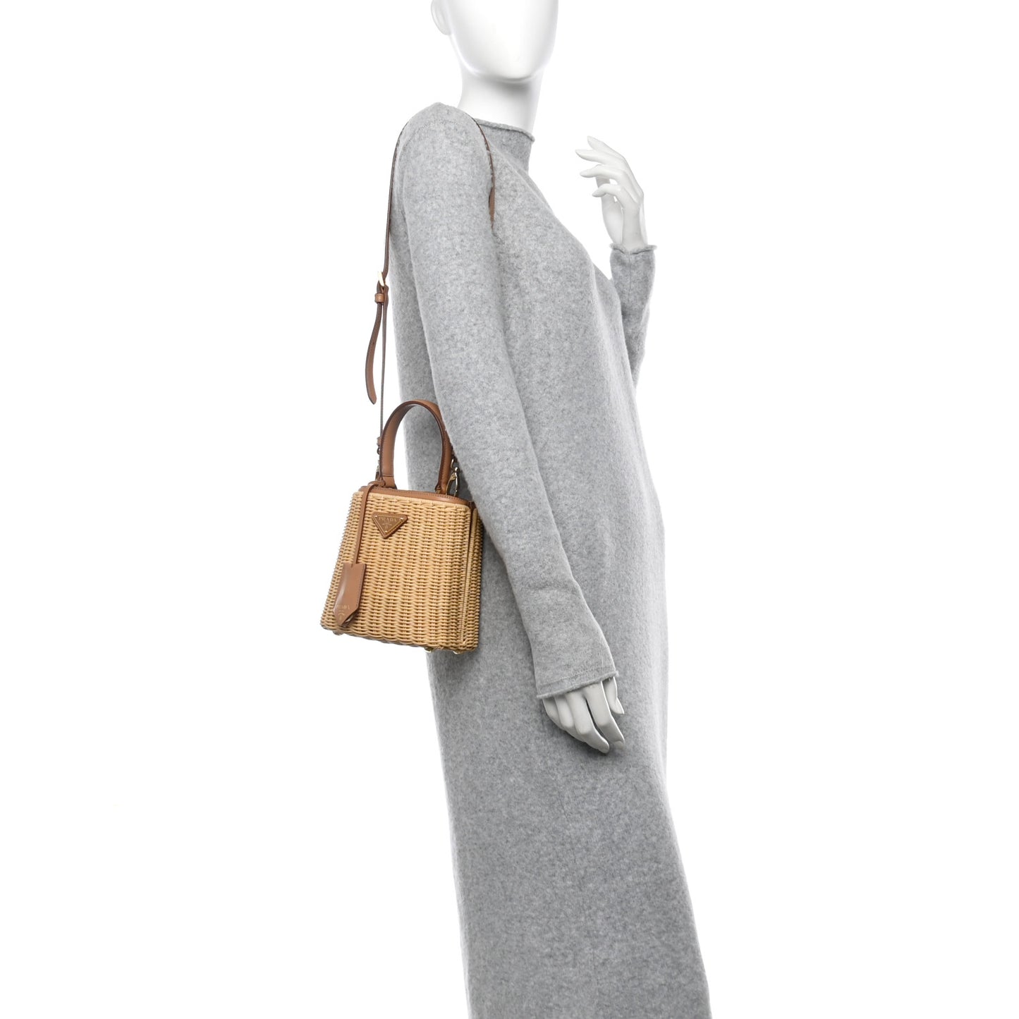 Wicker Mini Panier Bag Natural