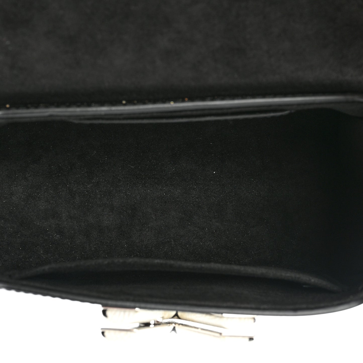 Patent Monogram Twist Shoulder Bag PM Black
