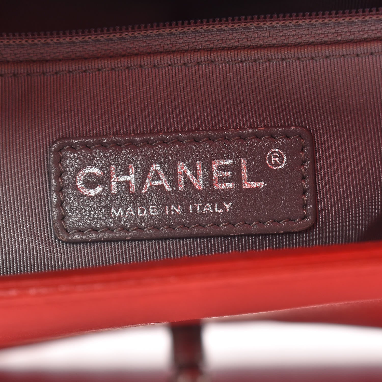 Chanel Calfskin Double Stitch New Medium Boy Flap Red 6 of 24