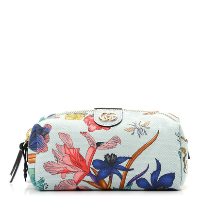 Gucci Canvas Flora GG Marmont Pouch Cosmetic Case Multicolor 1 of 8