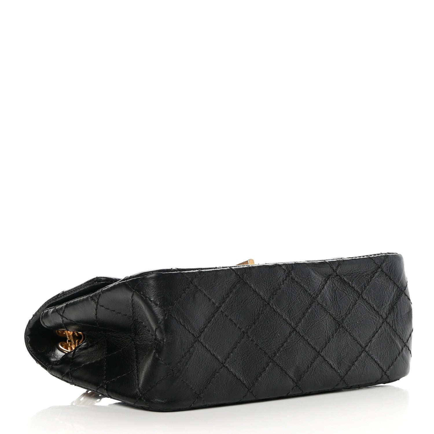 Chanel Aged Calfskin Quilted 2.55 Reissue Mini Flap Black 4 of 10