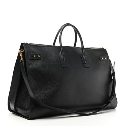 Saint Laurent Grained Calfskin 72H Sac De Jour Black 2 of 10