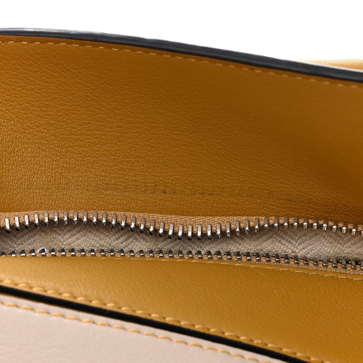 Loewe Grained Calfskin Small Puzzle Bag Ocre Yellow 12 of 13