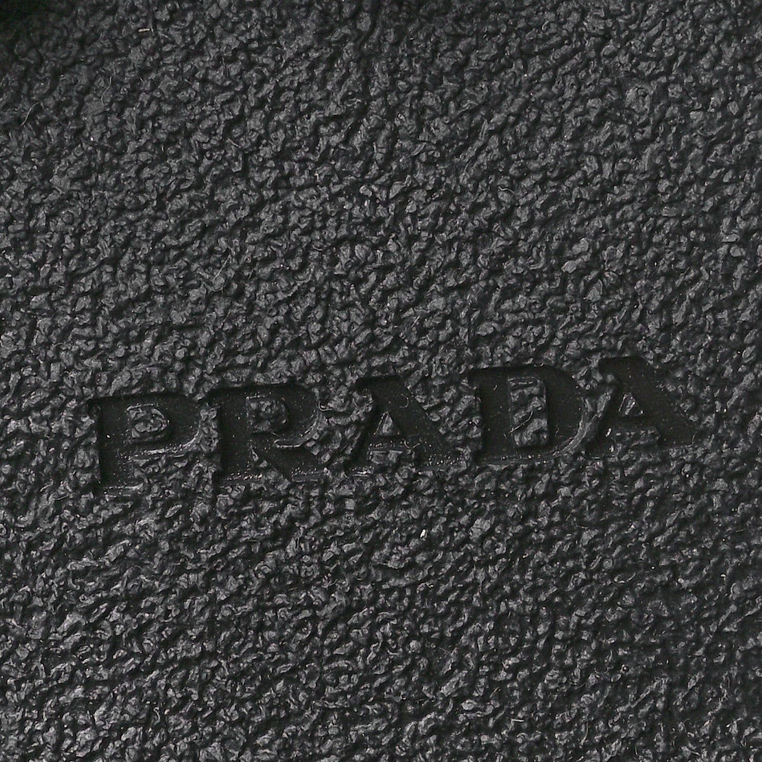 Prada Vitello Lux Nylon Metal Triangle Logo Monolith Pouch Pocket 55mm Tall Combat Boots 35 Black 7 of 7