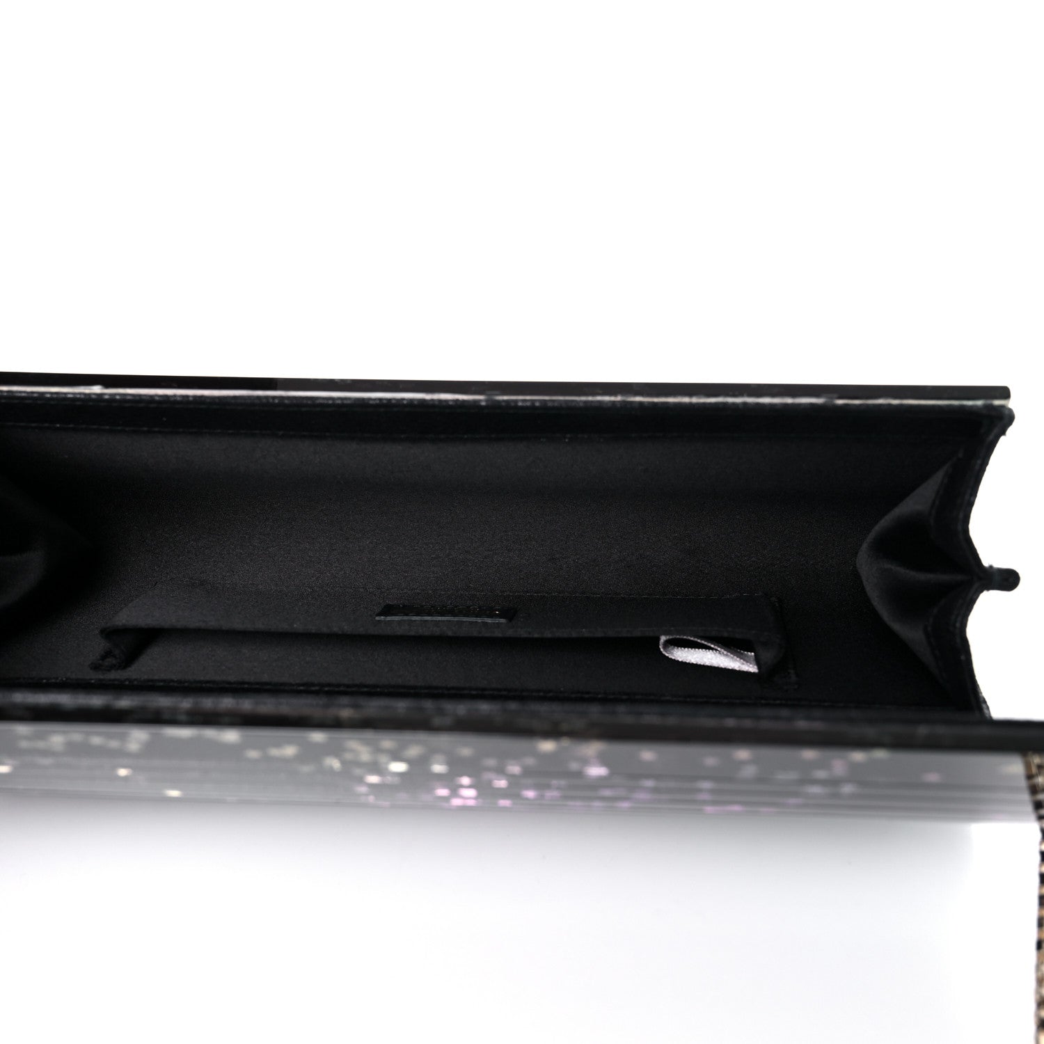 Jimmy Choo Acrylic Glitter Sweetie Star Clutch Black 5 of 10