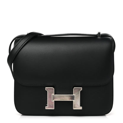 Hermes Sombrero Mother Of Pearl Constance 18 Black 1 of 10