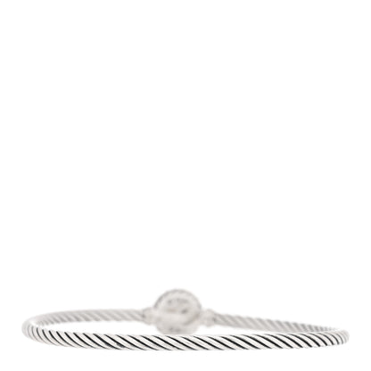 David Yurman Sterling Silver Black Orchid 3mm Chatelaine Bracelet 2 of 3