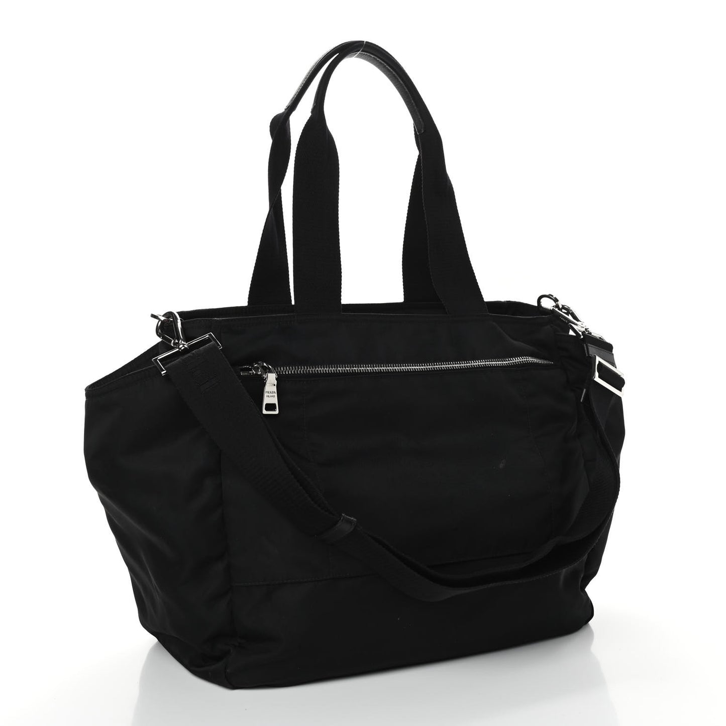 Tessuto Nylon Diaper Bag Black