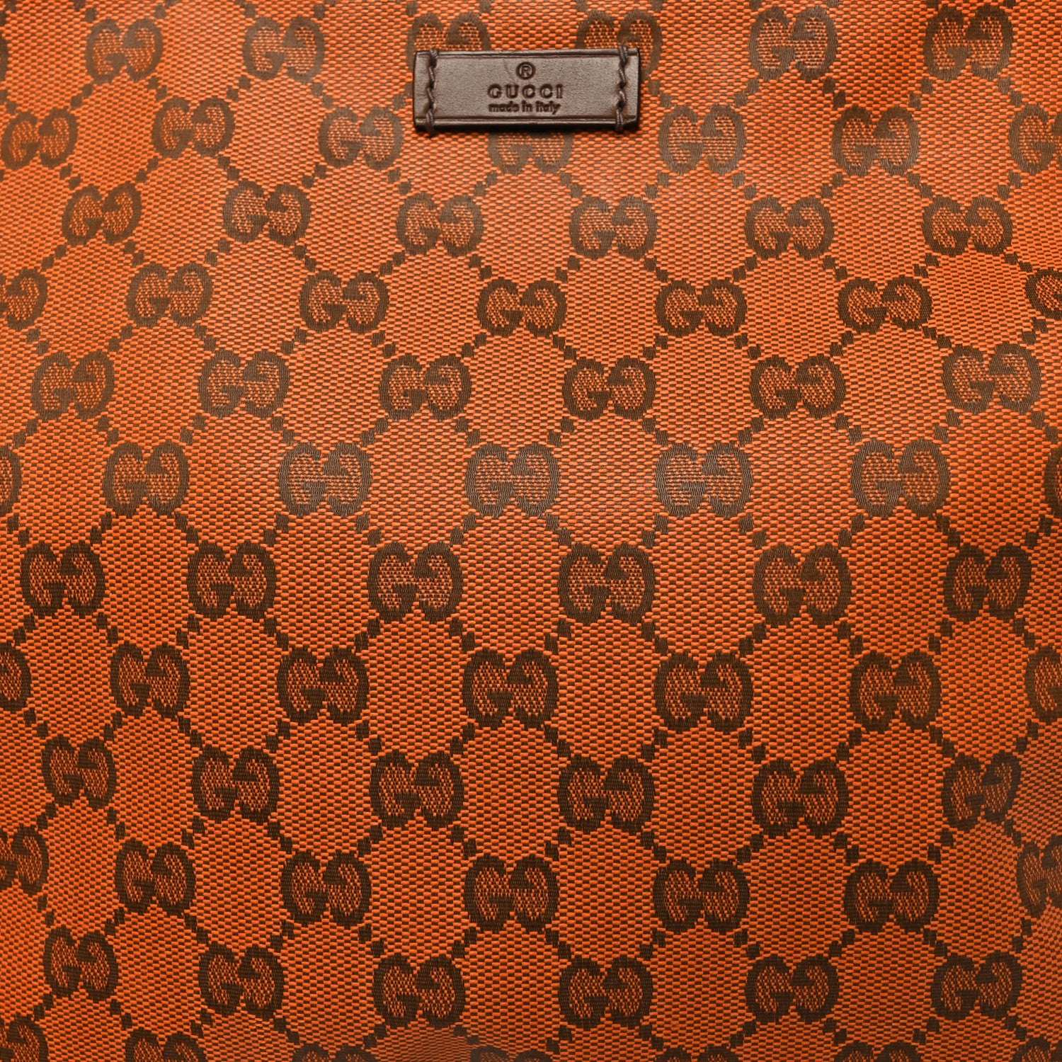 Gucci Monogram Messenger Bag Burnt Orange 8 of 11
